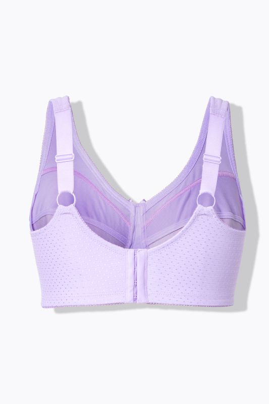 Jacquard Dot Wirefree Kelly Fit Support Bra