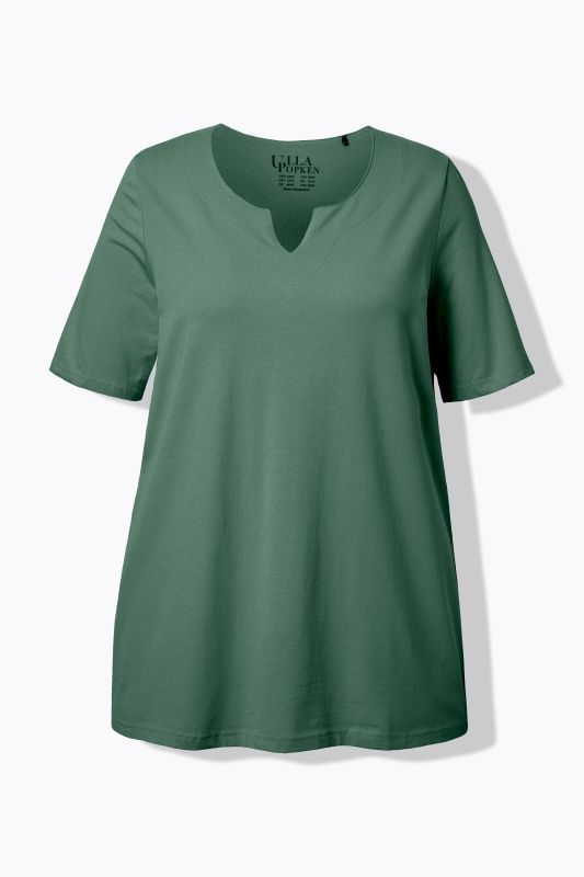 Essential Notch Neck Stretch Tee