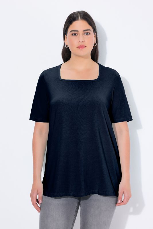 Essential Square Neck Stretch Tee