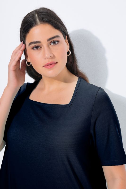 Essential Square Neck Stretch Tee