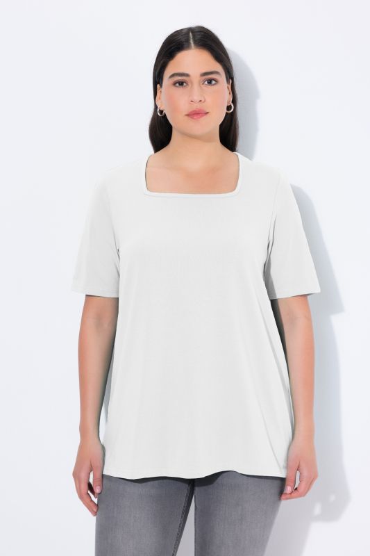 Essential Square Neck Stretch Tee
