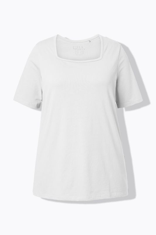 Essential Square Neck Stretch Tee