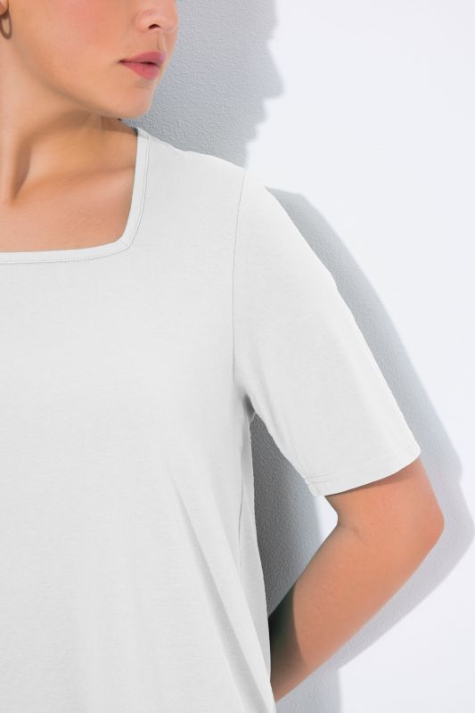 Essential Square Neck Stretch Tee
