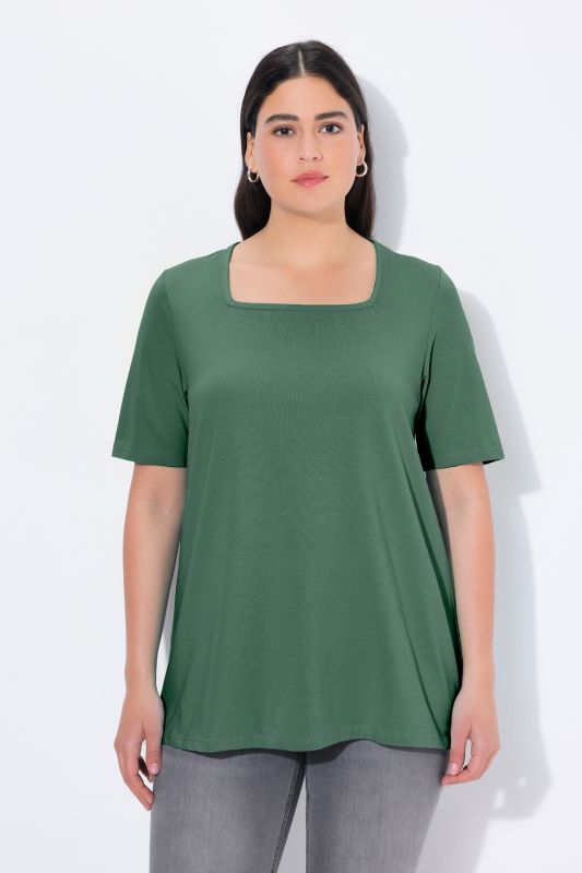 Essential Square Neck Stretch Tee