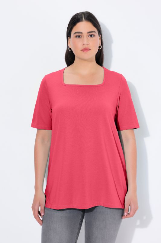 Essential Square Neck Stretch Tee