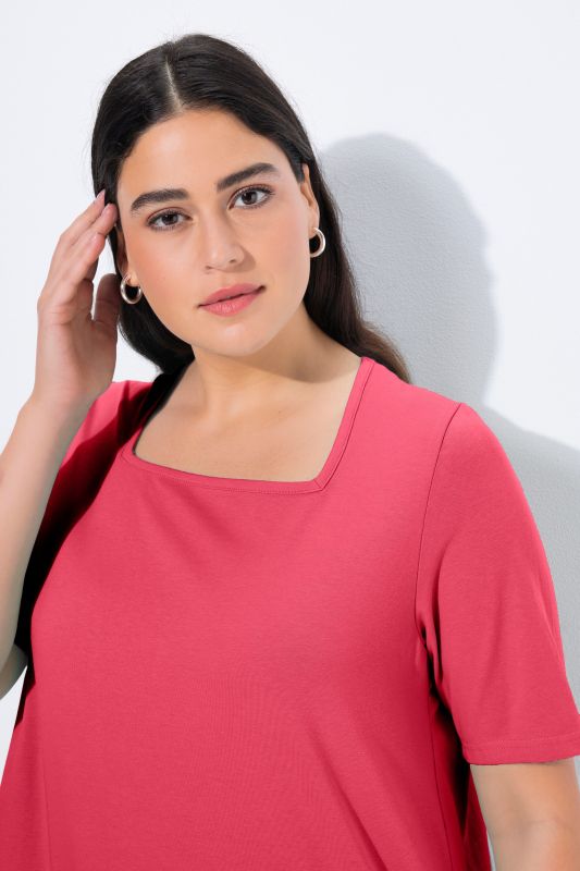 Essential Square Neck Stretch Tee