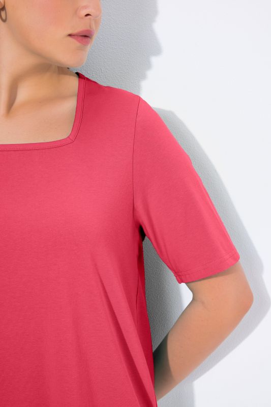 Essential Square Neck Stretch Tee