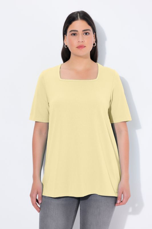 Essential Square Neck Stretch Tee