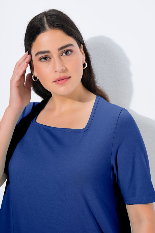 Essential Square Neck Stretch Tee