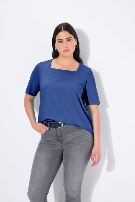 Essential Square Neck Stretch Tee