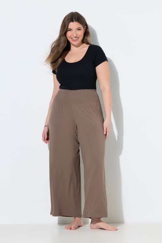 Панталон тип Marlene с еластична талия