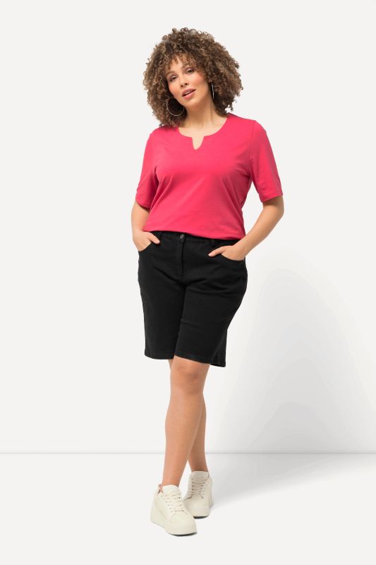 Basic Denim Mandy Bermuda Shorts