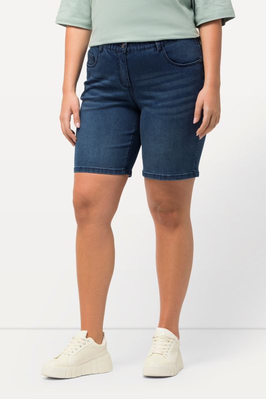 Basic Denim Mandy Bermuda Shorts