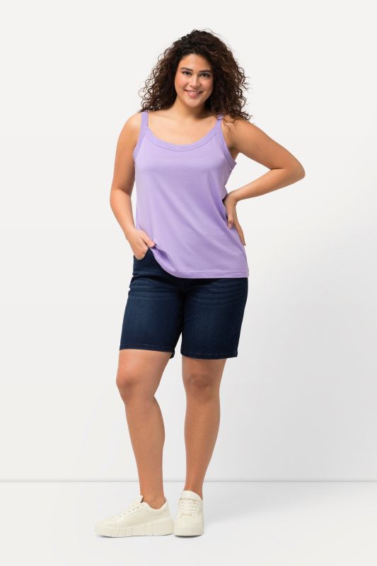 Basic Denim Mandy Bermuda Shorts