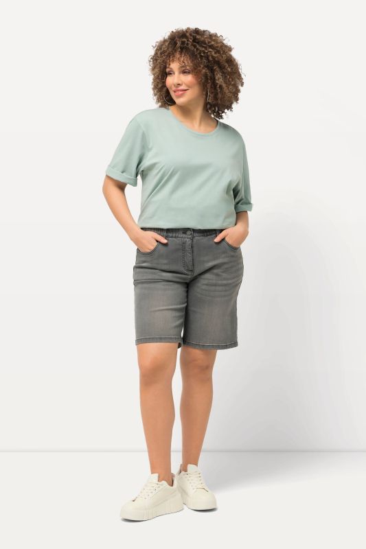 Basic Denim Mandy Bermuda Shorts