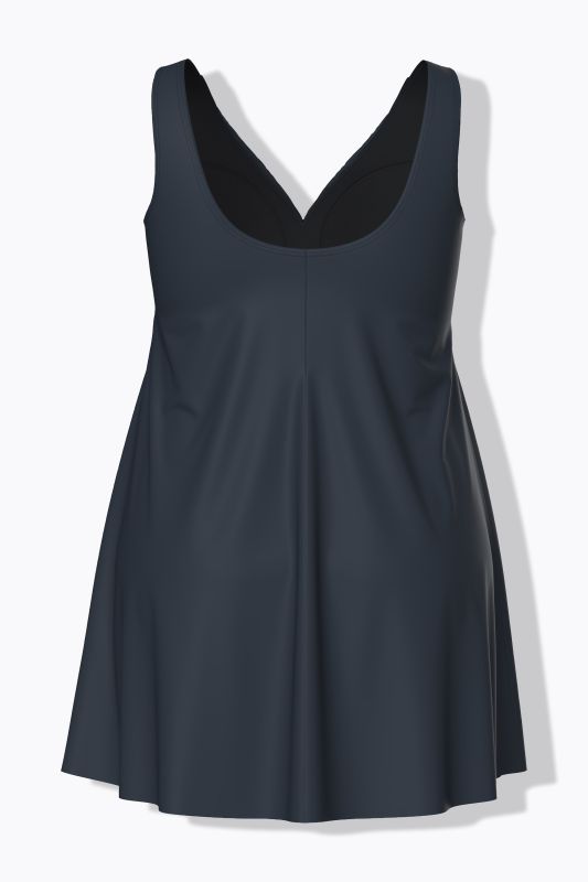 Sweetheart Neckline Fringe Detail Underwire Swim Dress