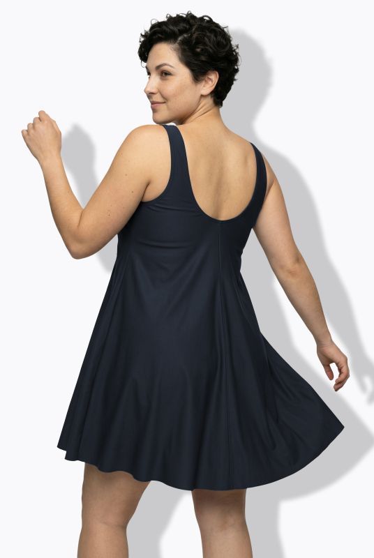 Sweetheart Neckline Fringe Detail Underwire Swim Dress