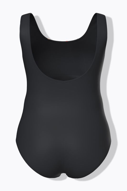 Stripe Detail Cupless One Piece Swimsuit