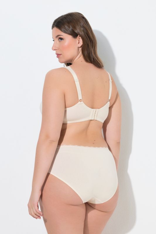 Lace Trim Underwire Bra