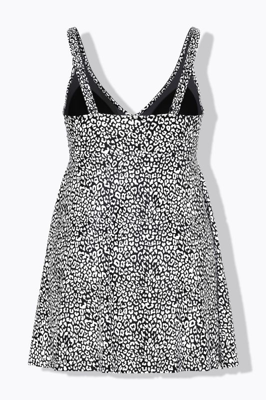 Leopard Print Swim Dress