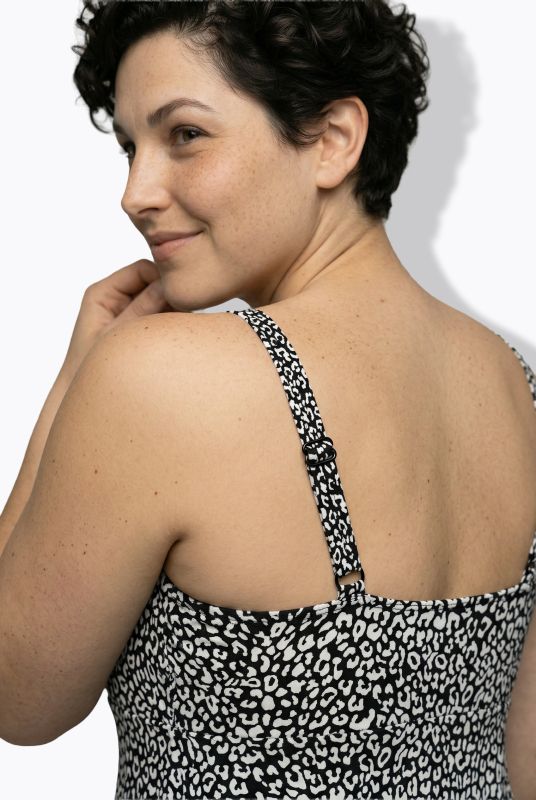 Leopard Print Swim Dress