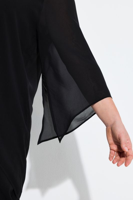 Блуза с шифон и елегантна визия