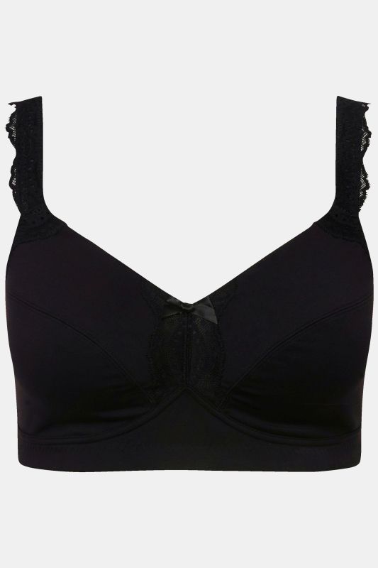 Lace Detail Underwire-Free Bralette