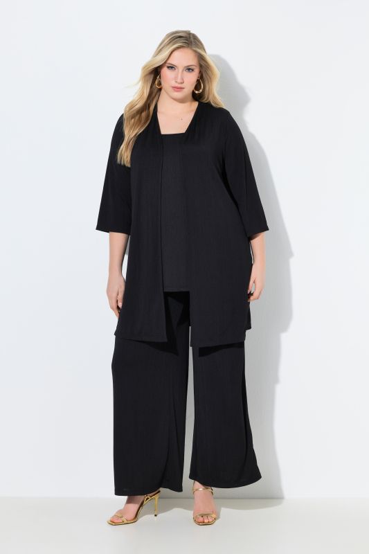 Жилетка трикотажна и дълга