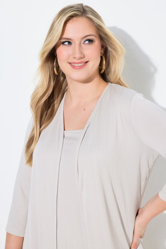 Жилетка трикотажна и дълга