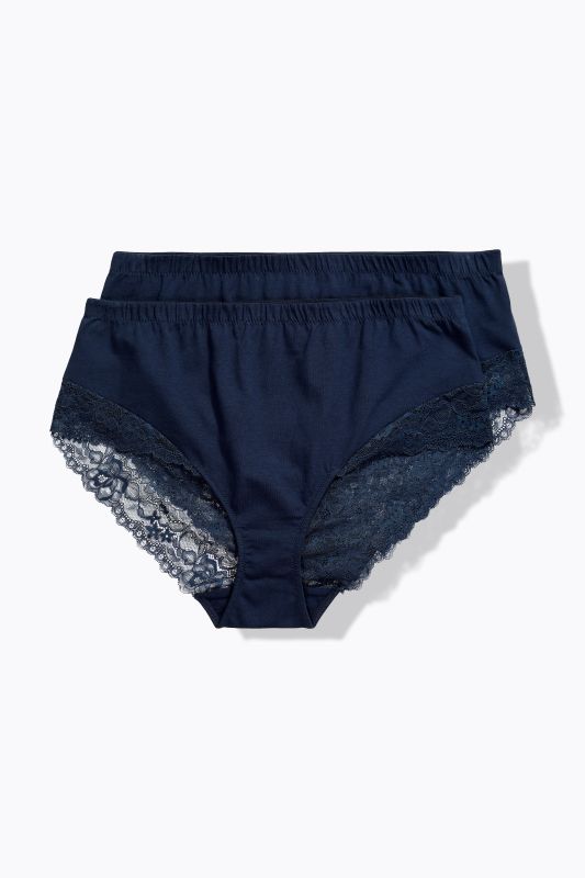 2 Pack Lace Trim Pants