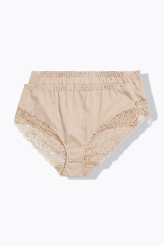 2 Pack Lace Trim Pants