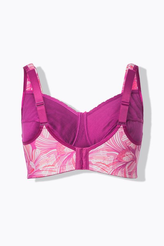 Floral Relief Bra