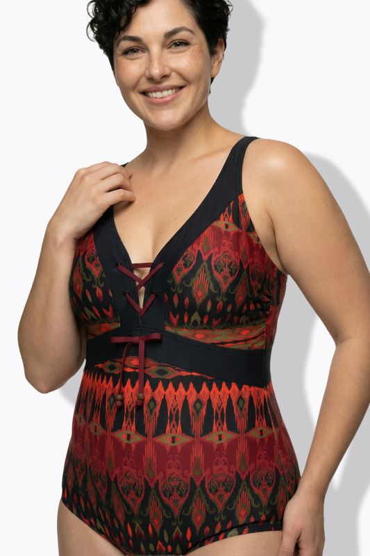 Бански с алпийски принт