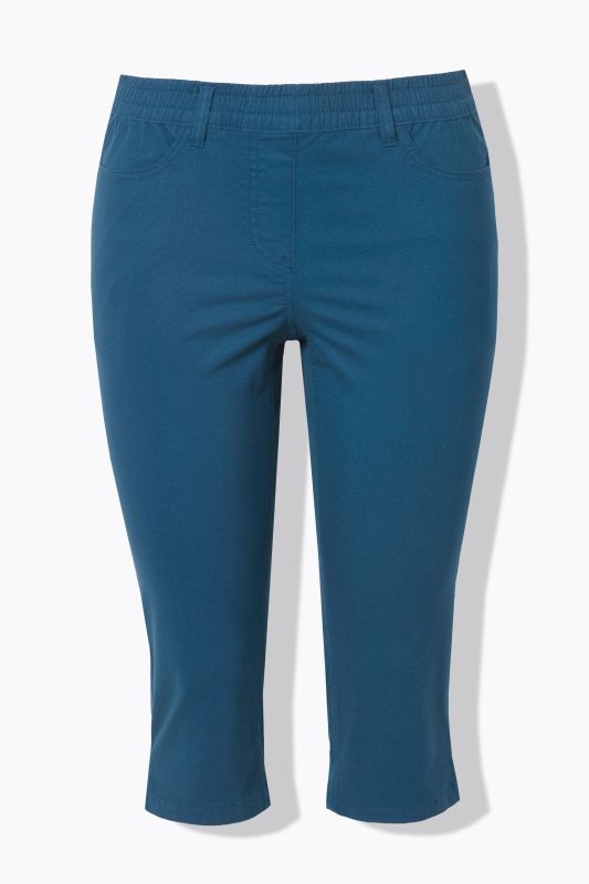 Eco Cotton Elastic Waist Capris