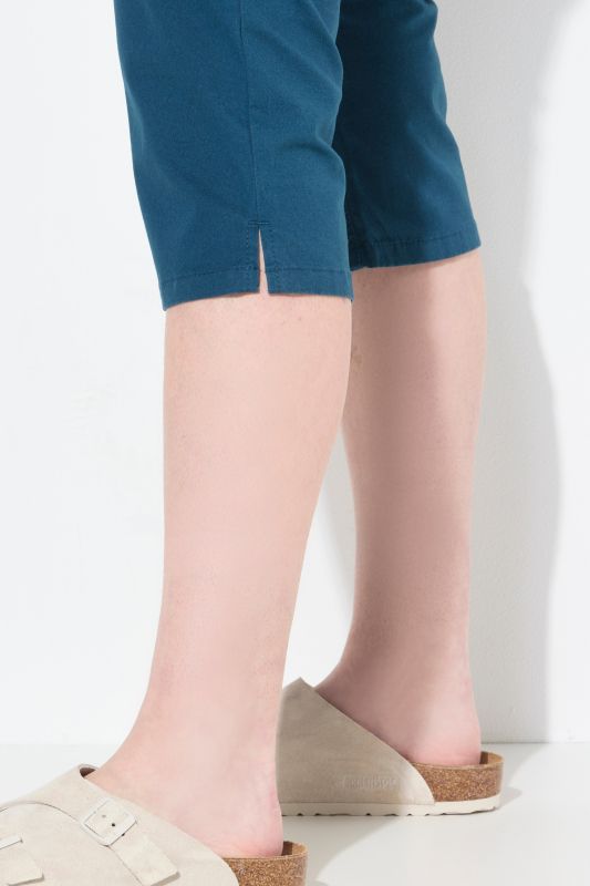 Eco Cotton Elastic Waist Capris