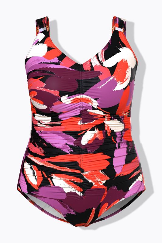 Бански с флорален принт