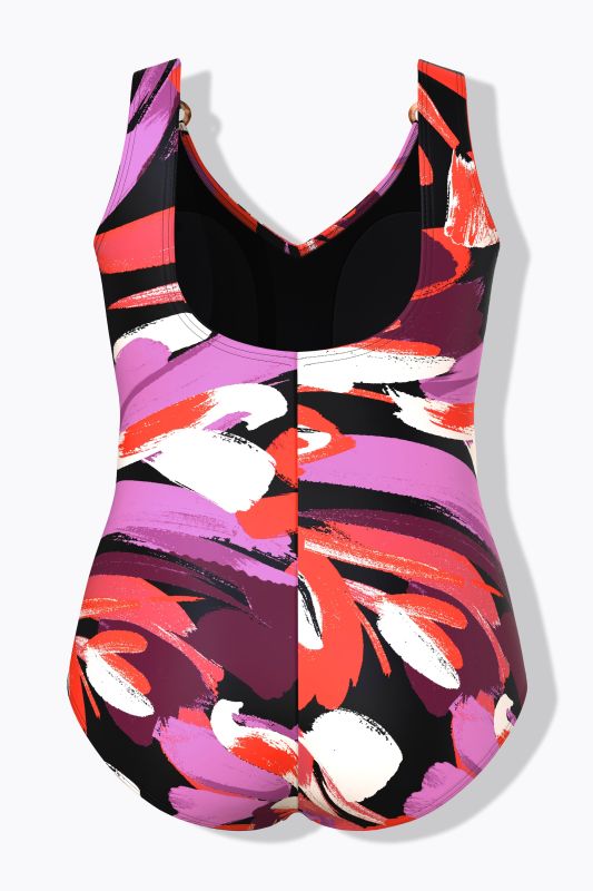 Бански с флорален принт