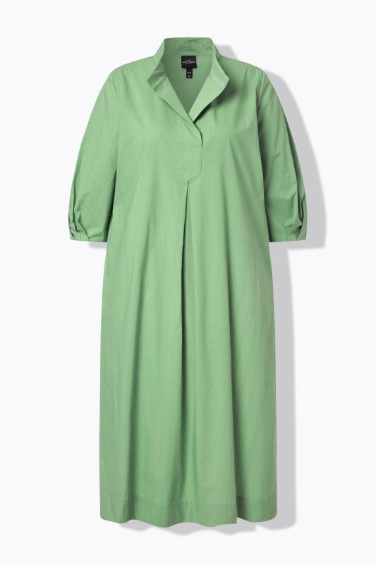 Paper Touch 3/4 Sleeve Collared Dress