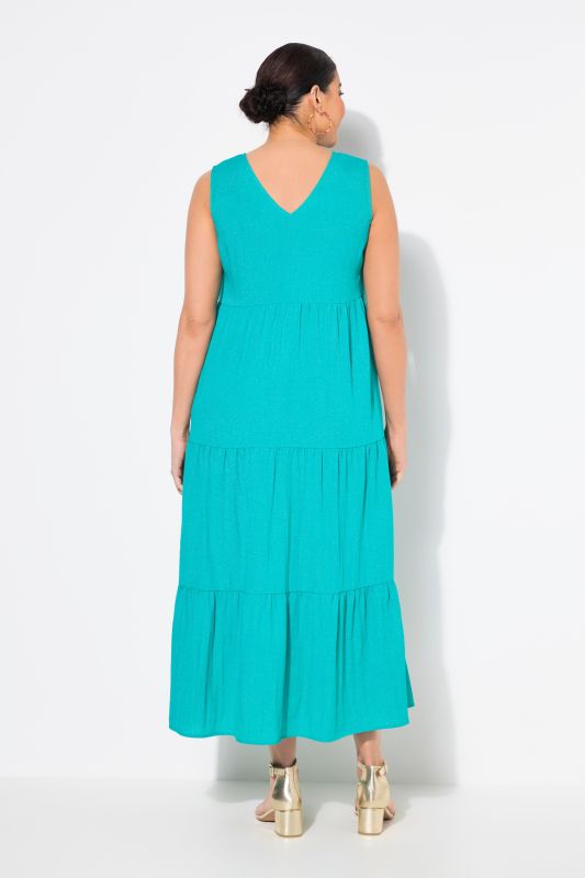 Tiered Sleeveless Maxi Dress