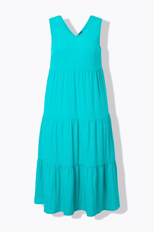 Tiered Sleeveless Maxi Dress