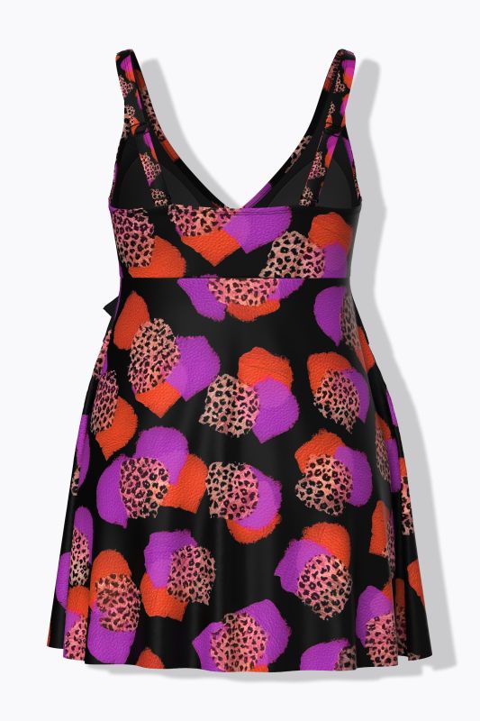 Leopard Dotted Swim Dress