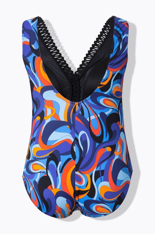 Wave Print Tankini Set