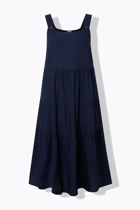 Рокля ленена с волани