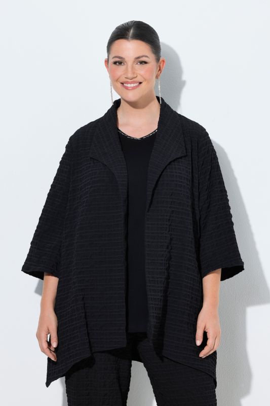 Wool Blend Spade Collar Jacket