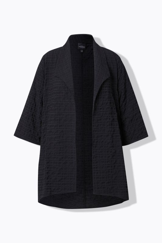 Wool Blend Spade Collar Jacket