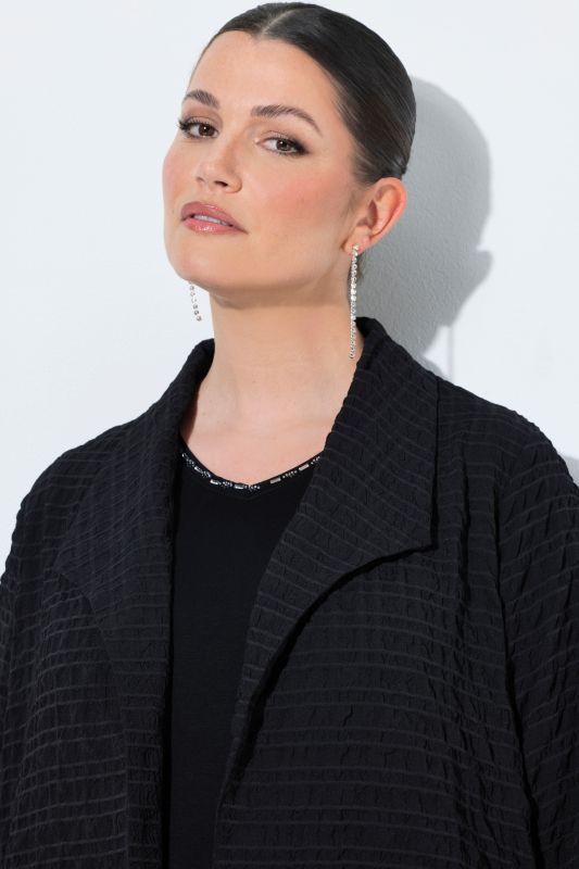 Wool Blend Spade Collar Jacket