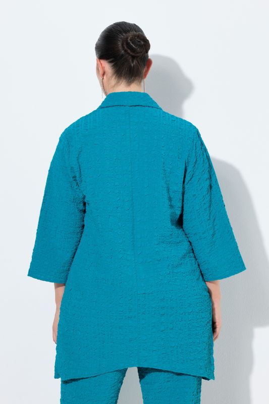 Wool Blend Spade Collar Jacket