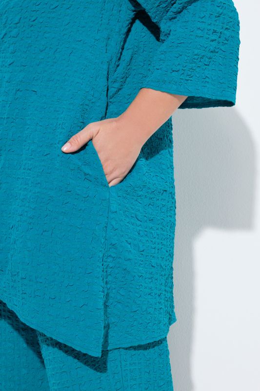 Wool Blend Spade Collar Jacket