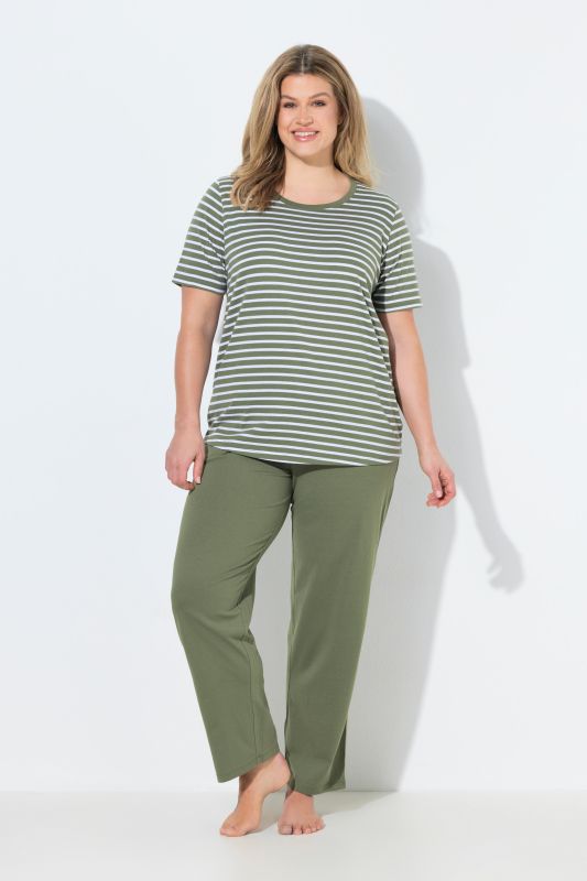 Eco Cotton Striped Pajama Set