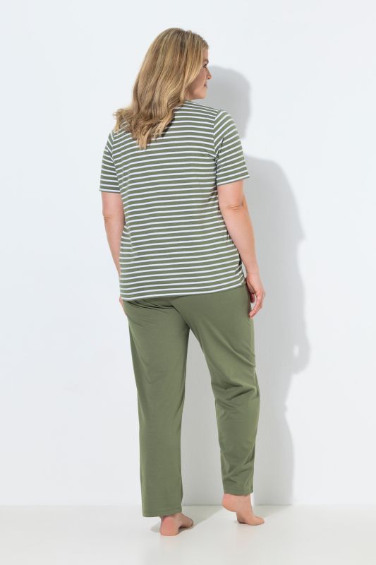 Eco Cotton Striped Pajama Set